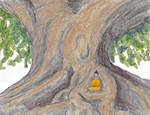 Under the Bodhi Tree by ehrehrere