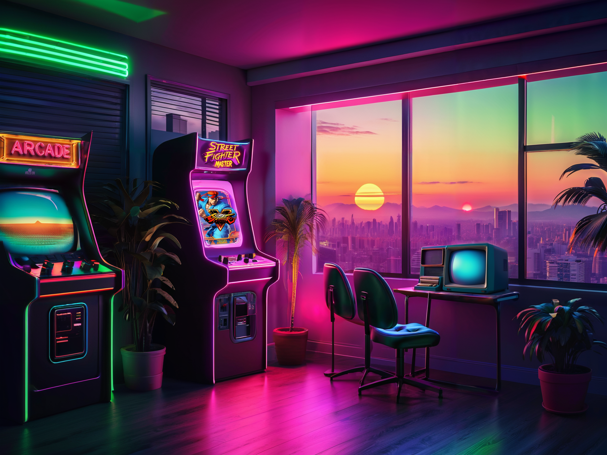 Retrogaming room 2024