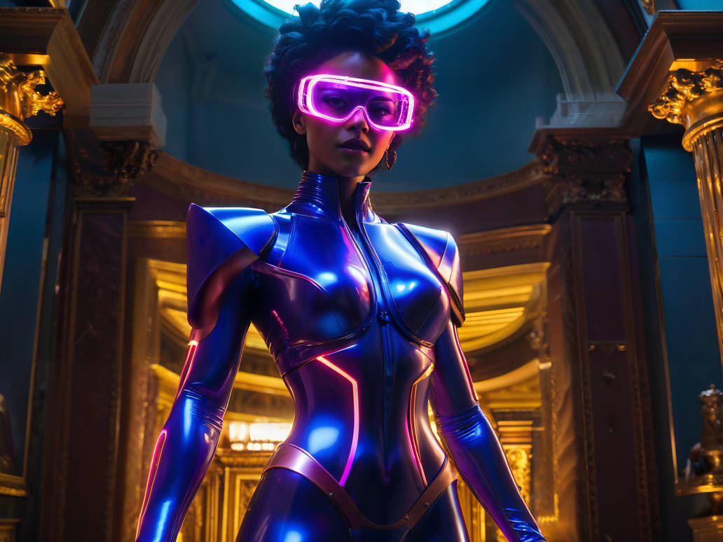 Neon Woman by NeiroSea on DeviantArt