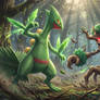 Sceptile vs Trevenant (Remastered)