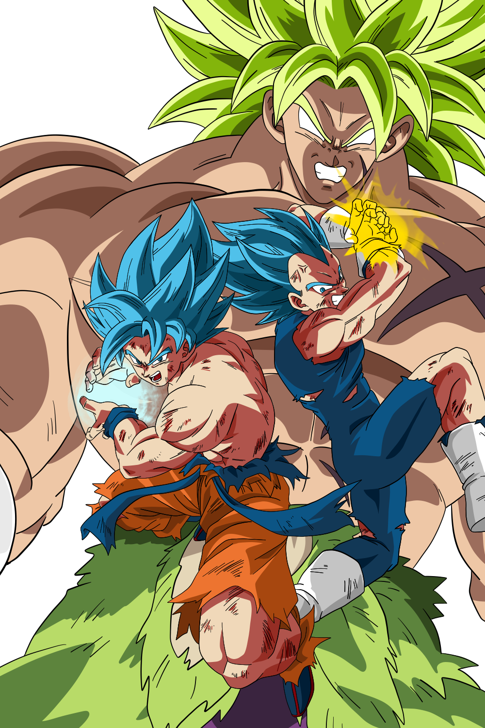 dragon ball super 2 - broly y vegeta by salvamakoto on DeviantArt