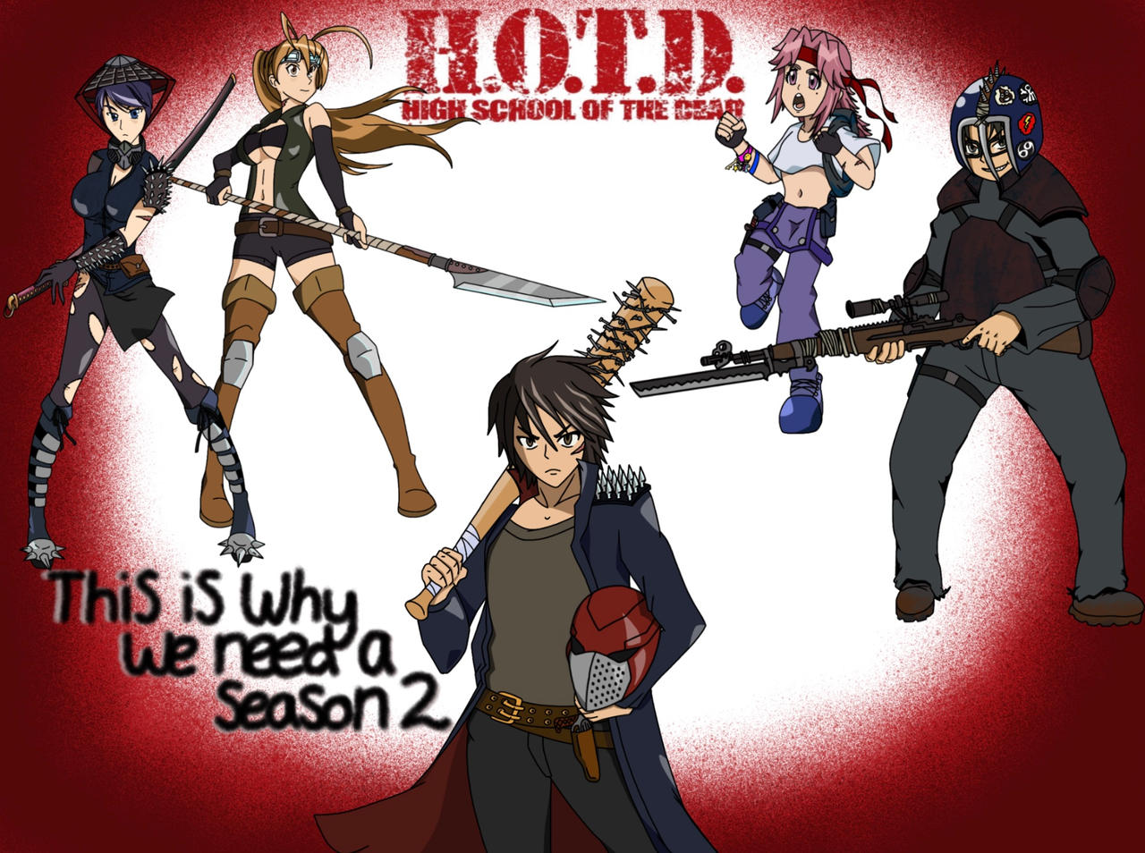 Do you think Highschool of the Dead would be way better if weren't