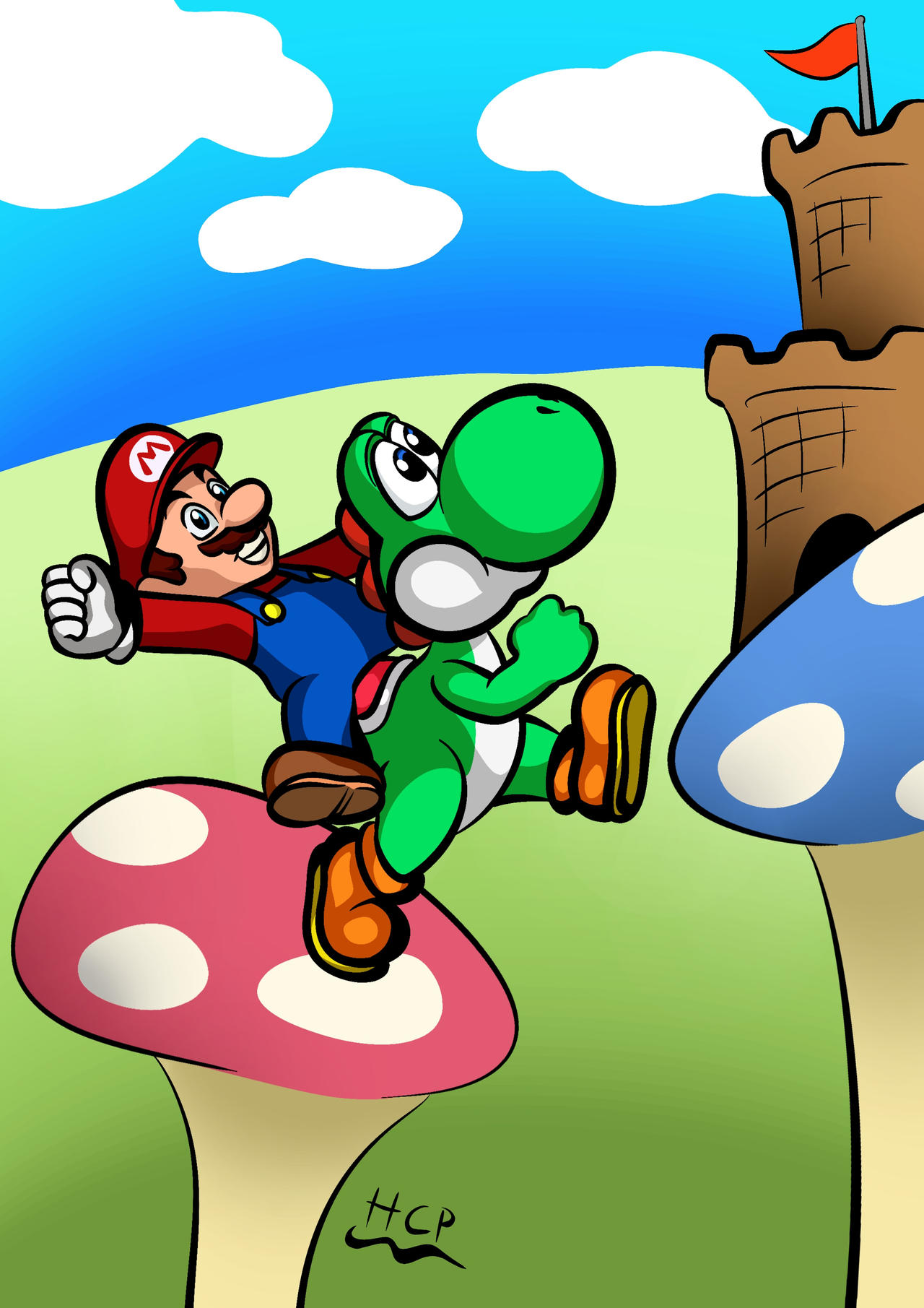 Mario Cartoon Deviantart Mario by Galahound19 on DeviantArt