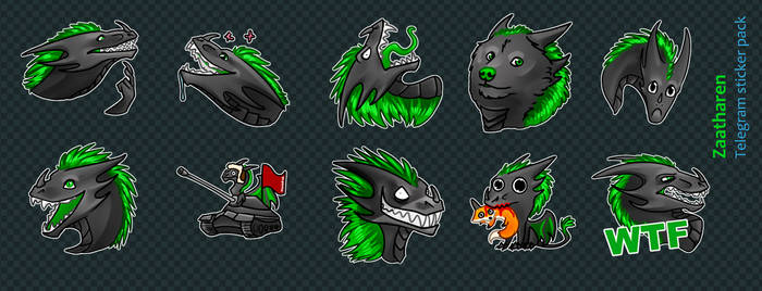 Telegram Sticker pack: Zaatharen