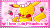 I love Cute Pikachus stamp
