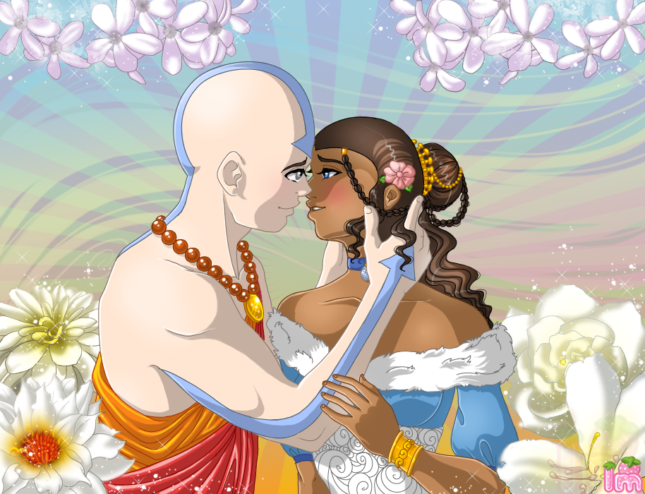 Aang and Katara: Beautiful Ceremony