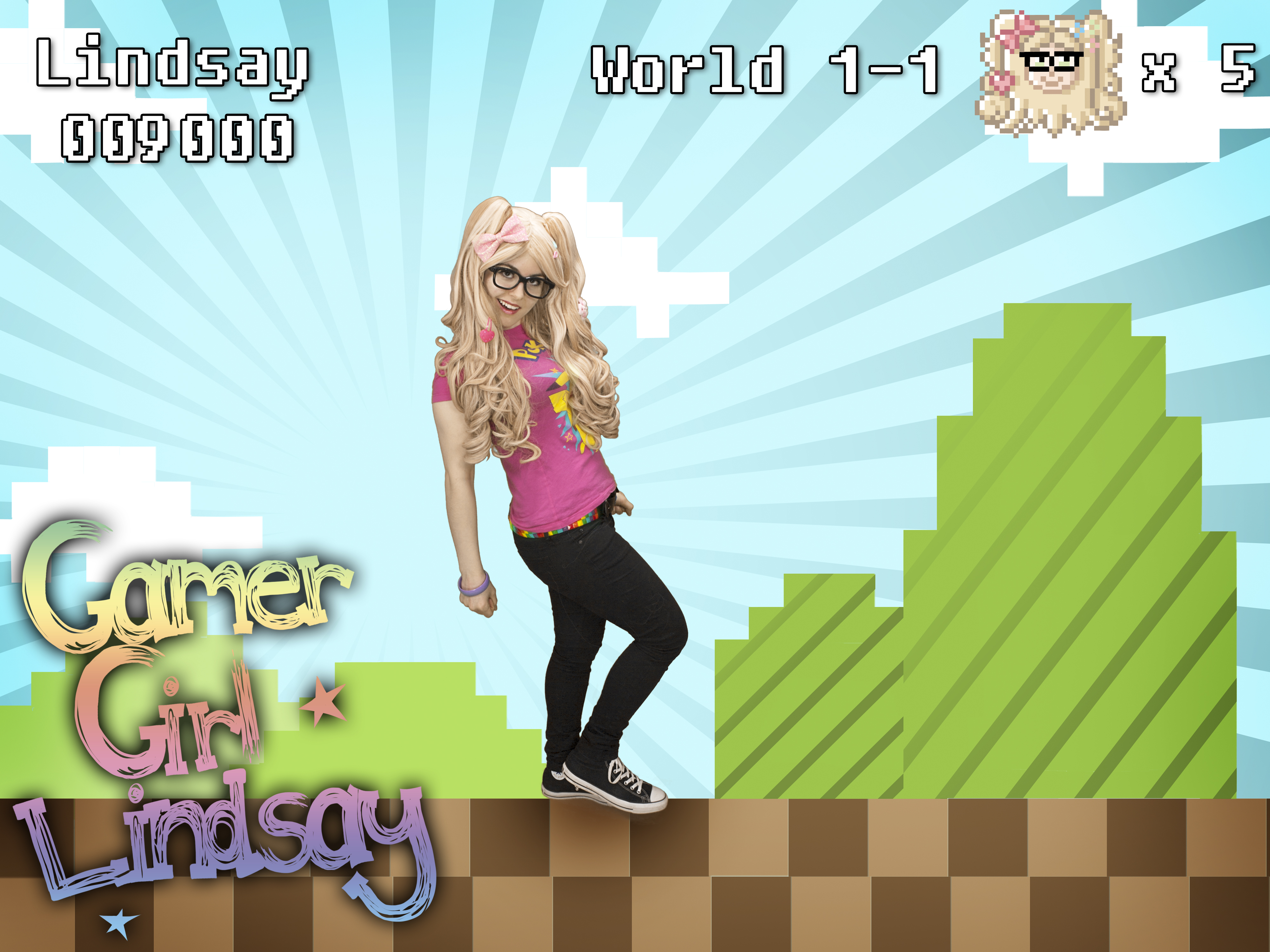 Gamer Girl Lindsay- World 1-1