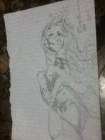 Poison ivy sexy very injured(pencil art)