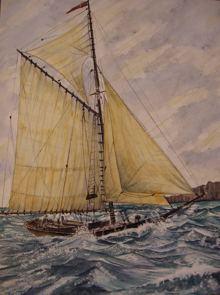 Fishing Sloop 1900 by John-Tansey on DeviantArt