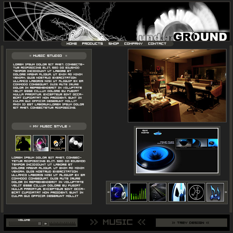 Music Layout Example Unique Layout Music by Trey-underground-art on DeviantArt