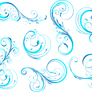 Swirl Floral Aqua