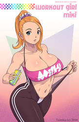 Workout girl Miki