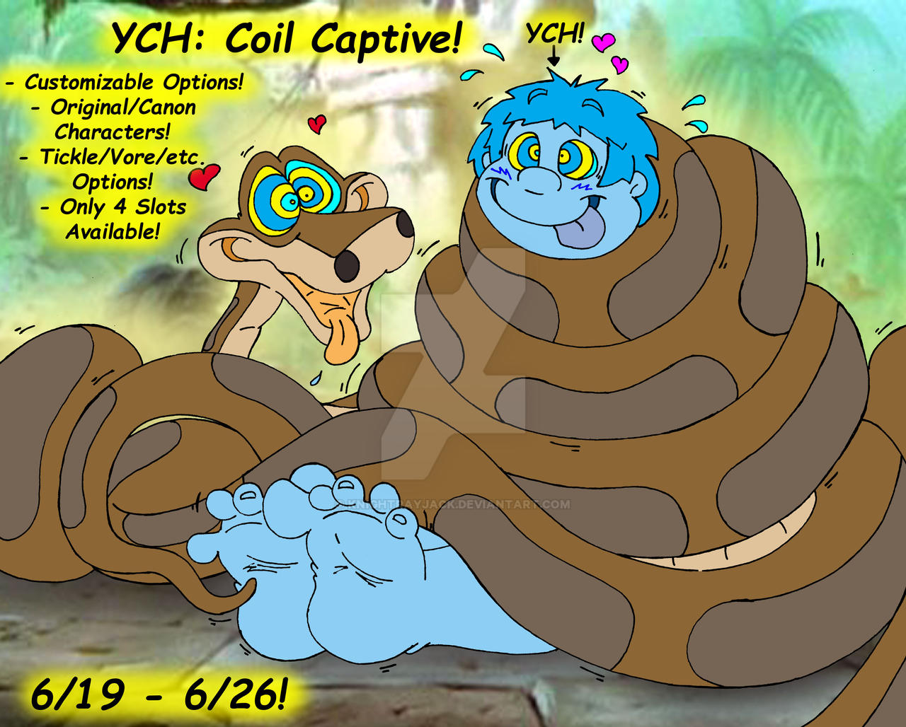 Coil Class Deviantart YCH: Coil Captive! (6/19 - 6/26) by KnightRayjack on DeviantArt