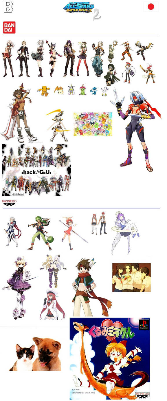 PSASBR 2 Japanese Manufacture Characters Roster B by pp7jones on DeviantArt