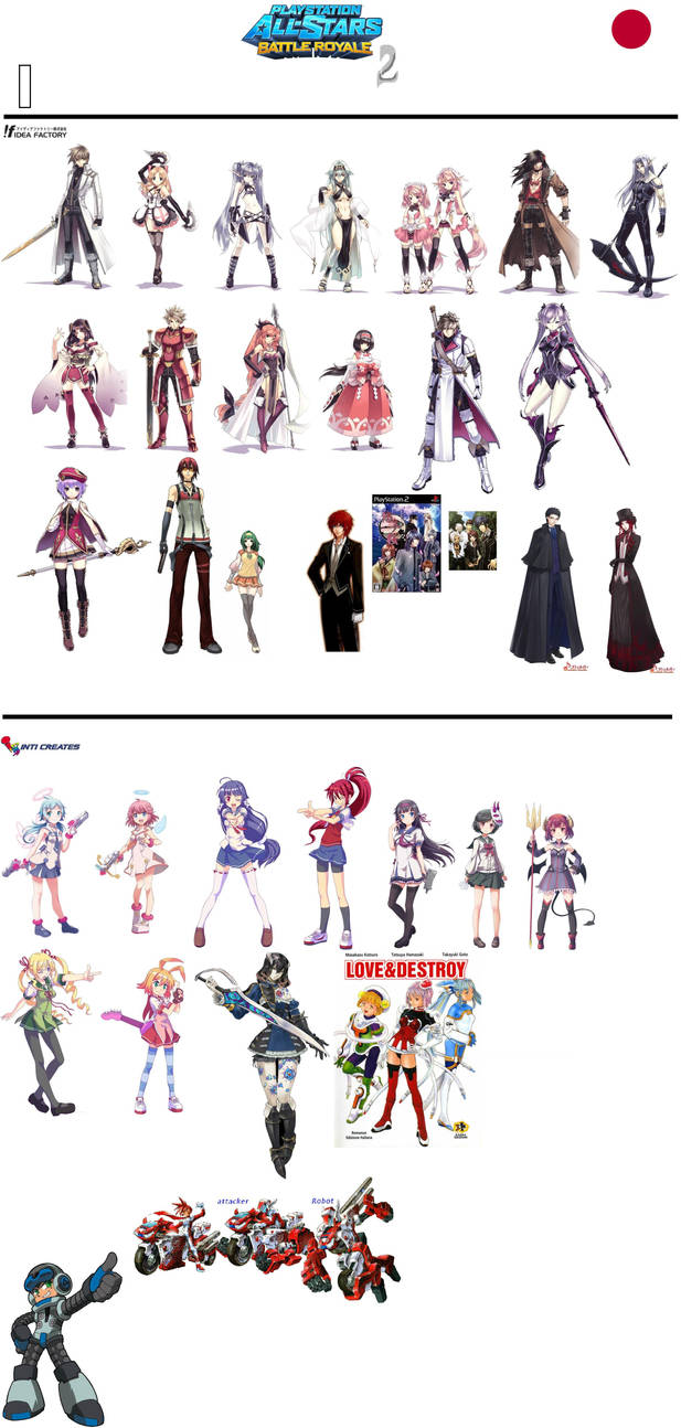 PSASBR 2 Japanese Manufacture Characters Roster I by pp7jones on DeviantArt