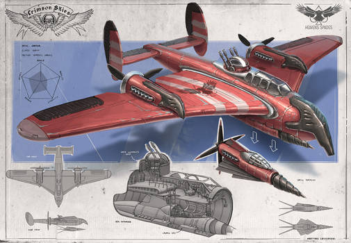 Redesign: Crimson Skies (Carrier heavy fighter)