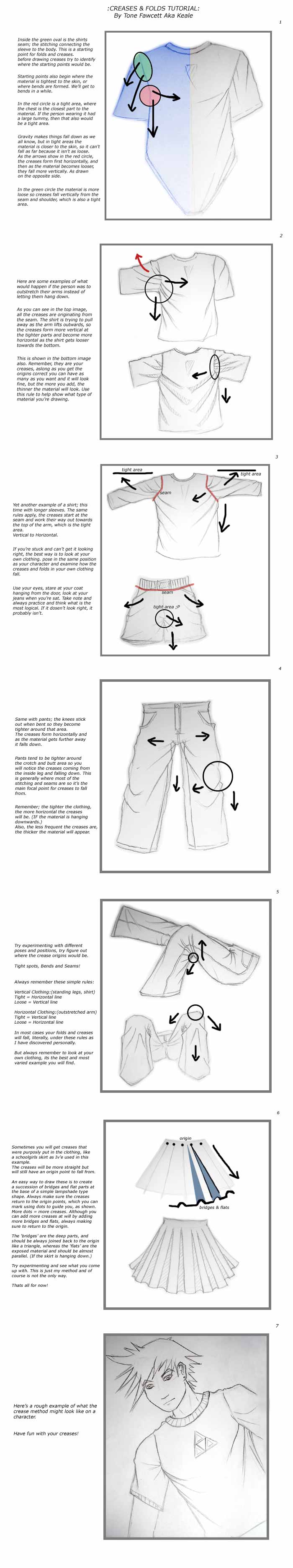 Tutorial : Creases and Folds by KealeS