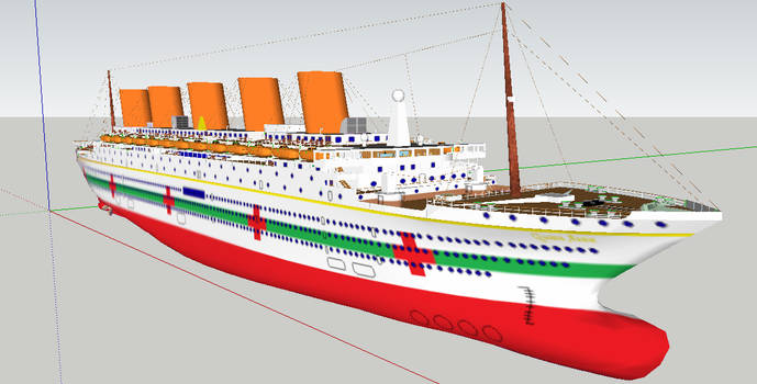 HMHS Queen Anne - Realistic