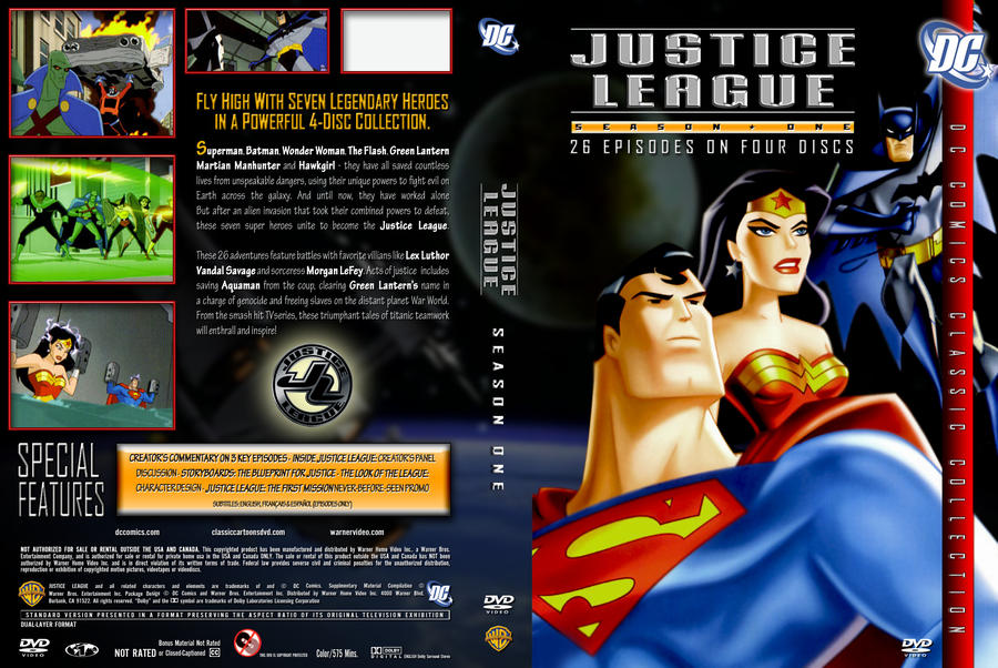 JUSTICE LEAGUE SEASON 1 by SUPERMAN3D on DeviantArt