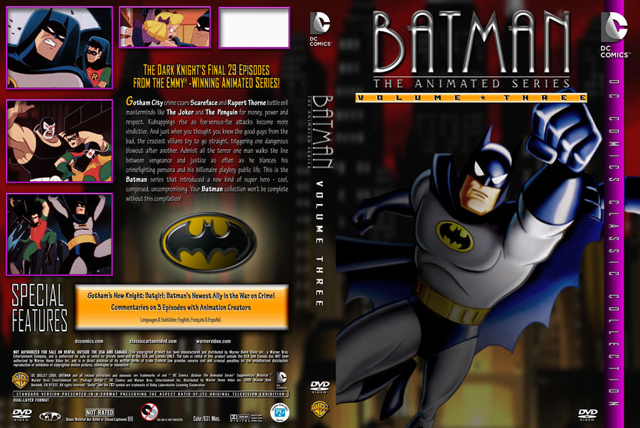 Batman: TAS Volume 3 Custom DVD Cover by SUPERMAN3D on DeviantArt Batman: TAS Volume 3 Custom DVD Cover by SUPERMAN3D on DeviantArt