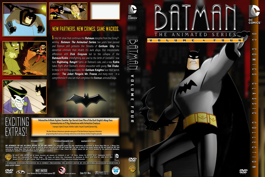 Batman: TAS Volume 4 Custom DVD Cover by SUPERMAN3D on DeviantArt Batman: TAS Volume 4 Custom DVD Cover by SUPERMAN3D on DeviantArt
