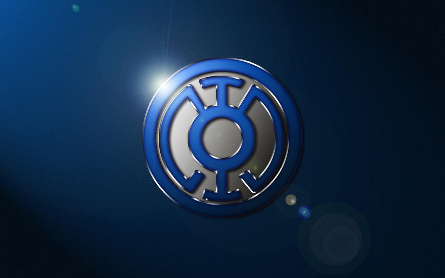 Blue Lantern Logo Wallpaper