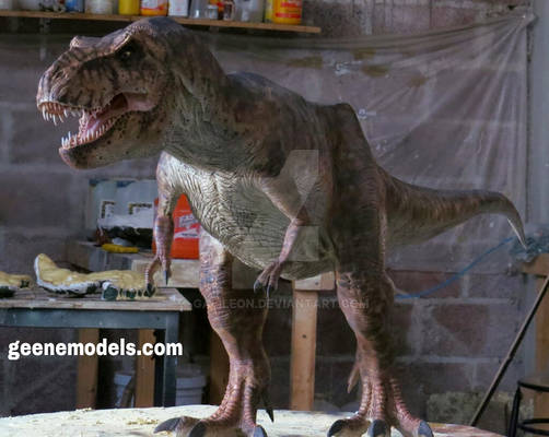 T Rex 1/8 scale 5 feet in length.