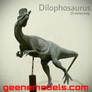 Dilophosaurus Sculpture by Galileo Hernandez