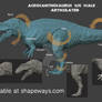 Articulated Acrocanthosaurus