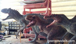 Indy , T rex and Spino