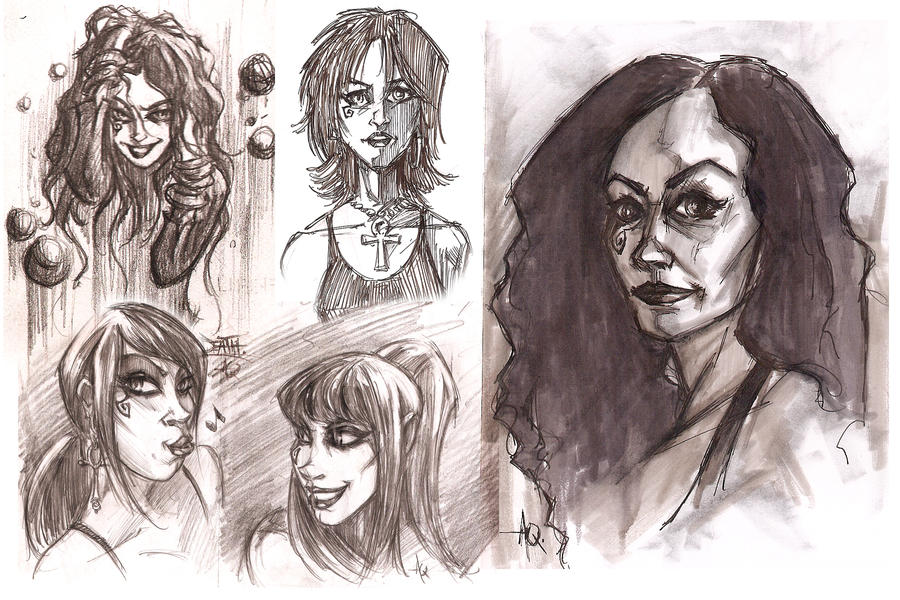 Death Based Characters FACES OF DEATH 02 by QuinteroART on DeviantArt