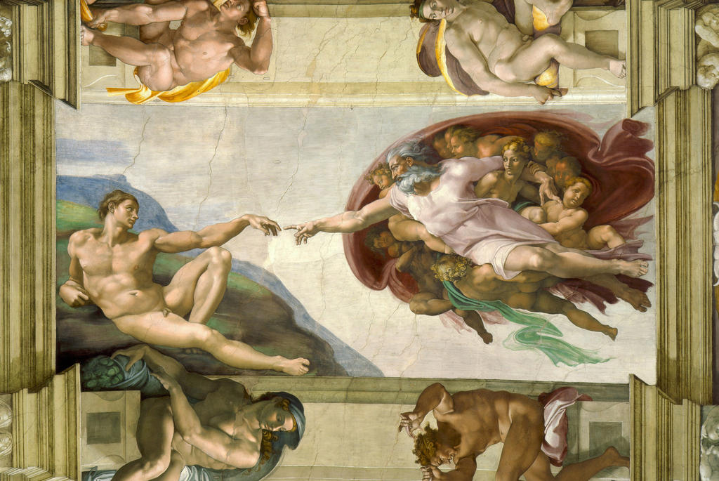 Michelangelo - Creation of Adam by MrEyeCandy66