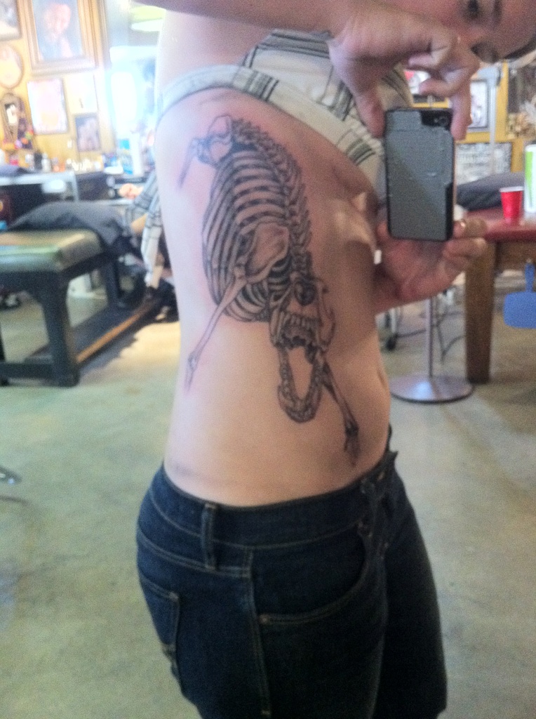 Wolf Skeleton Tattoo by AlpineFever on DeviantArt