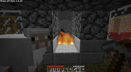Minecraft: Fireplace, Mr.Sheep