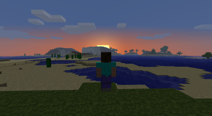 Sunset Base Minecraft Minecraft Sunset by Wompa244 on DeviantArt