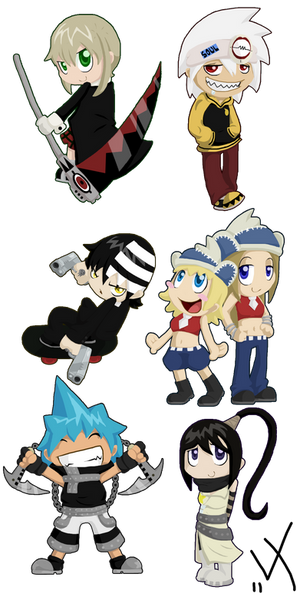 Soul Eater Chibis set 1