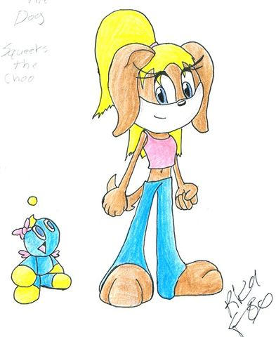 Sally and squeeks by Rica-Fox-Prower on DeviantArt