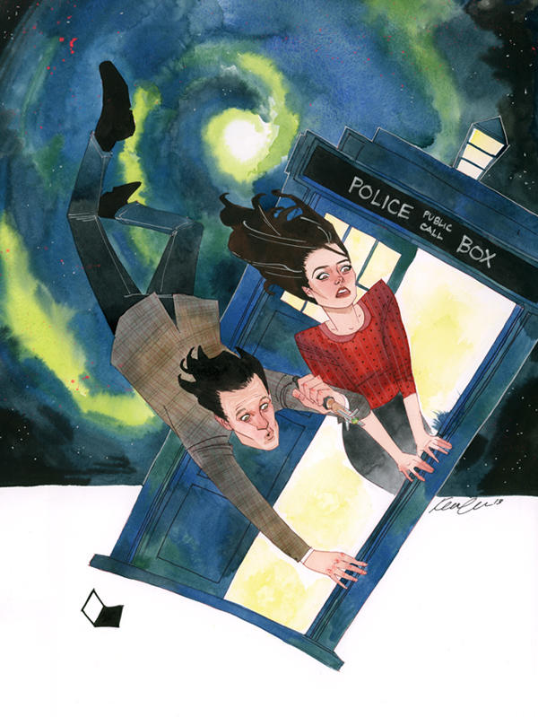 Doctor Who and Clara Oswald by kevinwada