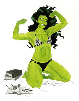 She-Hulk - Austin Wizard World 2014 sketch