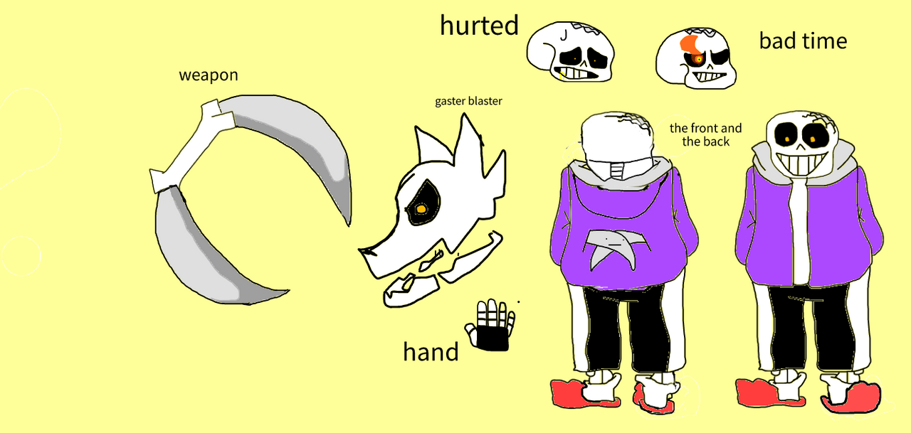 insert sans reference sheet by heysee13 on DeviantArt