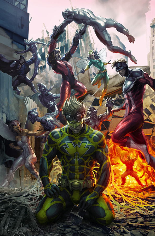 Mighty Crusaders 2 by Artgerm