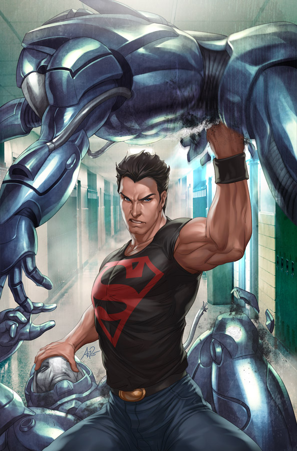 Superboy 4 Variant Cover by Artgerm