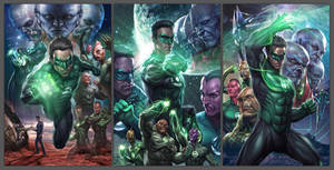 Green Lantern - Licensing Art