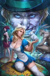 Alice in Wonderland 1 by Artgerm