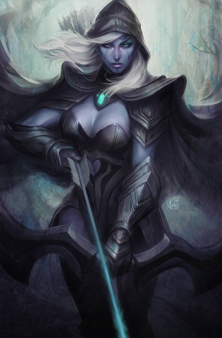 Drow Ranger - DotA2 by Artgerm