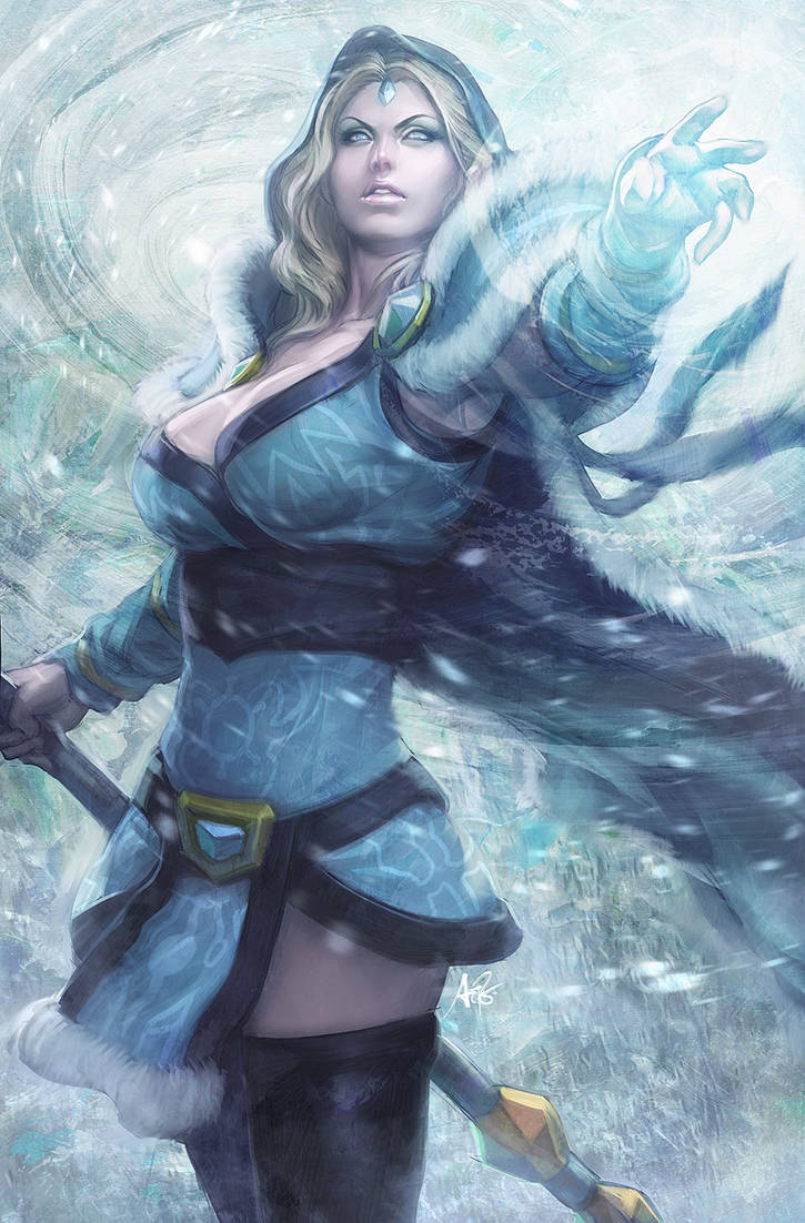 Crystal Maiden - DotA2 by Artgerm