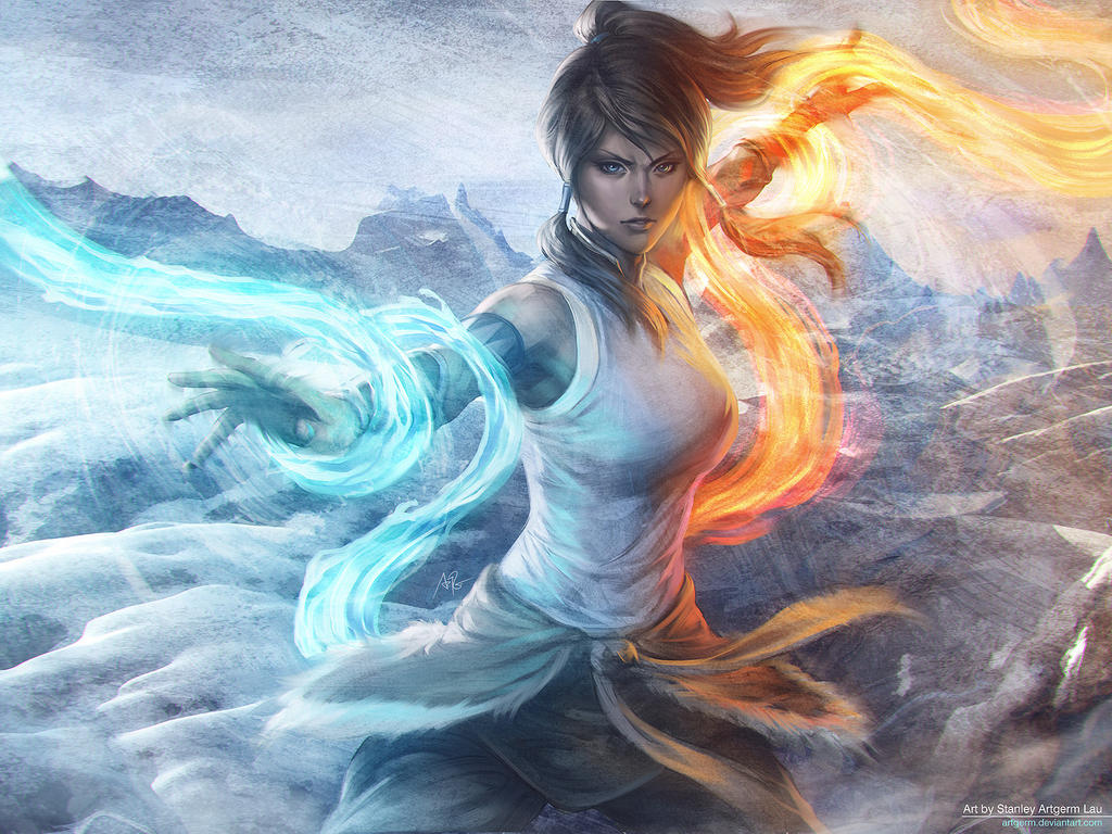 Korra Aura by Artgerm