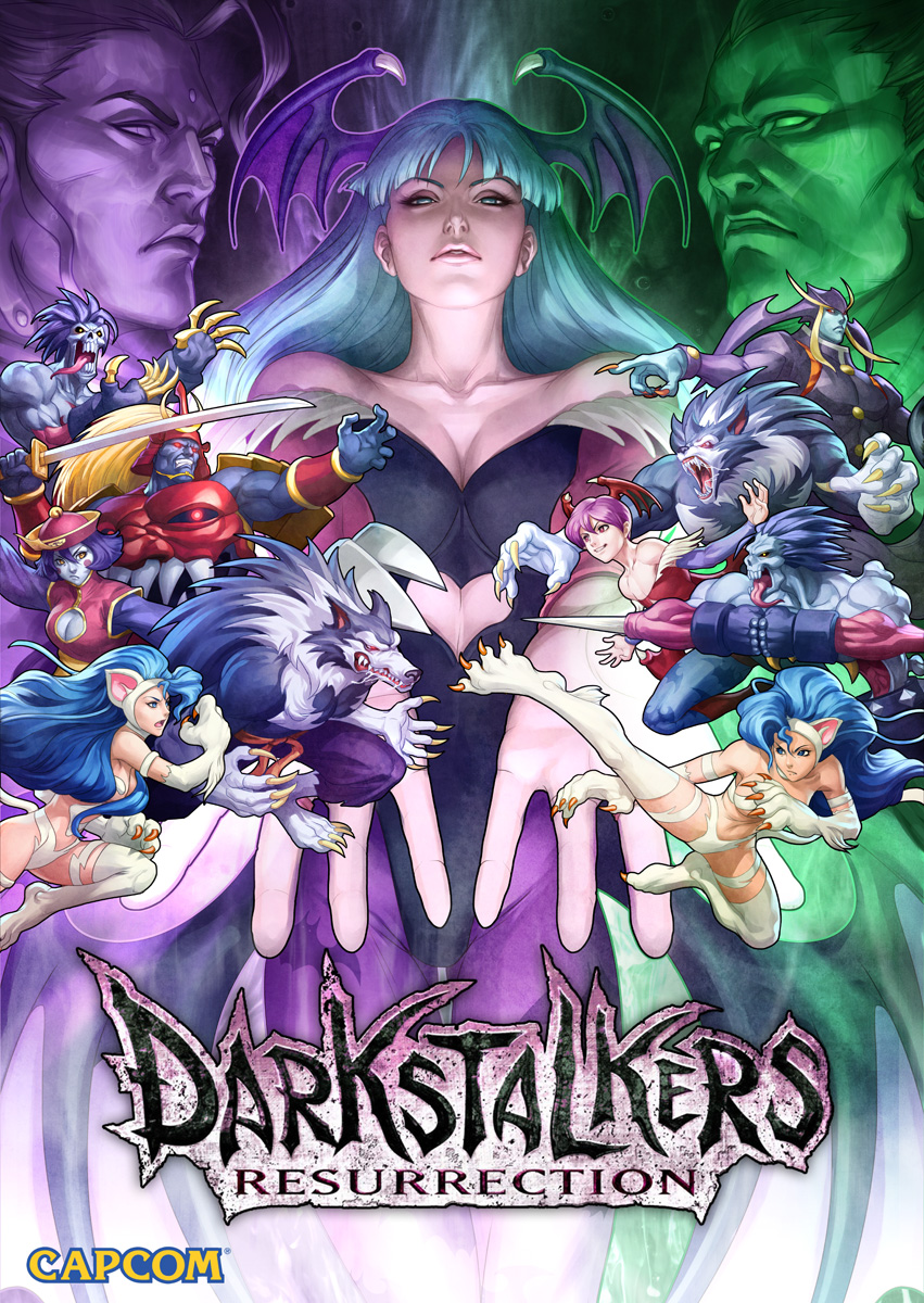 Darkstalkers Resurrection Key Art