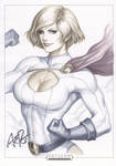 Power Girl Original Art 1 by Artgerm