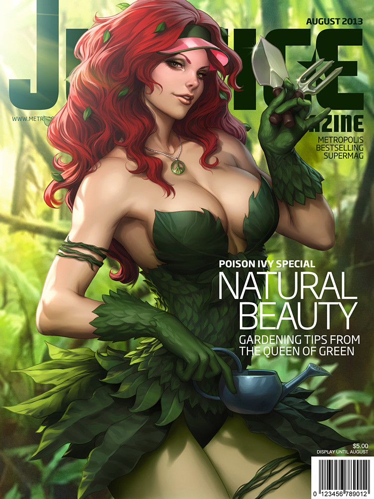 Justice Mag - Poison Ivy by Artgerm